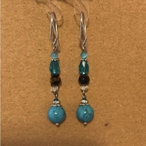 NWT AtriaMinerals natural gemstone earrings